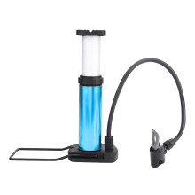 Mini Blaues Aluminum-Fußpumpe 24x9,5cm Tragbare Fahrrad- und Motorradpumpe