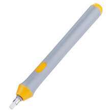 Tenwin Electric Battery Operated Automatic Pencil Eraser with 22 Eraser Refills (Gray)