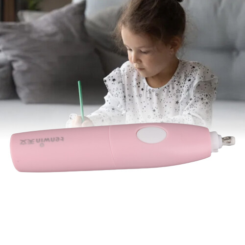 Automatic Electric Battery Operated Pencil Eraser with 10 Eraser Refills (Pink) 2