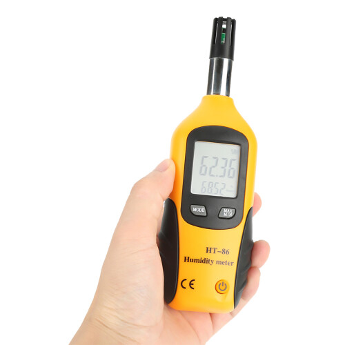 Digital Thermometer Hygrometer Wet Bulb/Dew Point Temperature Meter