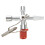 4 in 1 Multifunctional Universal Key Tool Cross Square Triangle for Electrical Control Cabinet 2