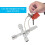 4 in 1 Multifunctional Universal Key Tool Cross Square Triangle for Electrical Control Cabinet 6