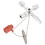 4 in 1 Multifunctional Universal Key Tool Cross Square Triangle for Electrical Control Cabinet 8