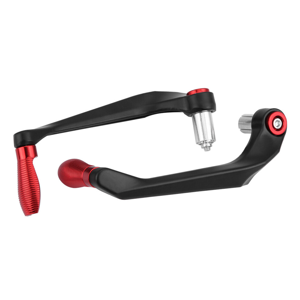 1 Pair Of Motorcycle Brake Clutch Levers Protect Guard Accidental Contact Handlebar 22Mm Red 3411324124889