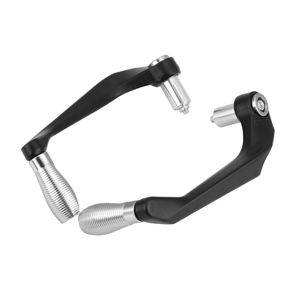 1 Pair Of Motorcycle Brake Clutch Levers Protect Guard Accidental Contact Handlebar 22Mm Silver 5071324125255