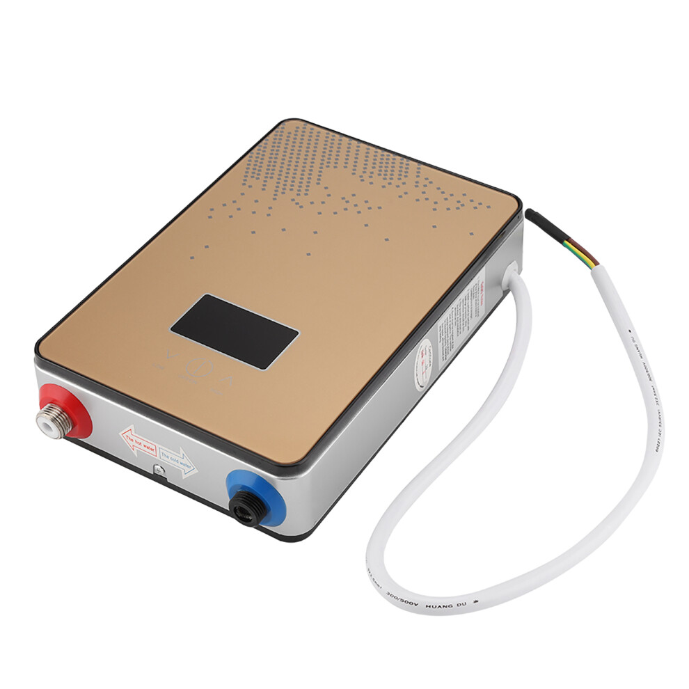 220V 6500W Tankless Instant Electric Hot Water Heater Shower For Home Bathroom 4951324124872
