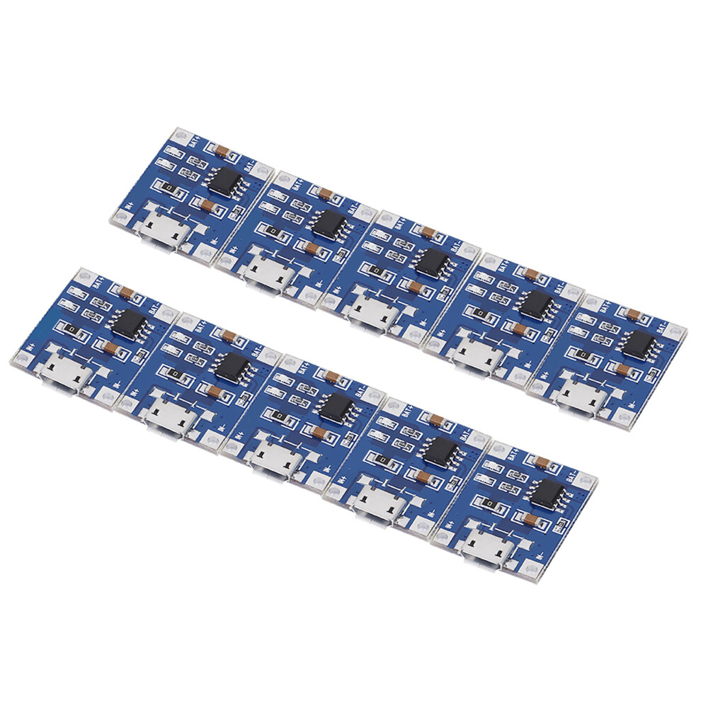 10Pcs Micro Usb 1A Lithium Battery Charger Protection Module Charging Board 9421324127487