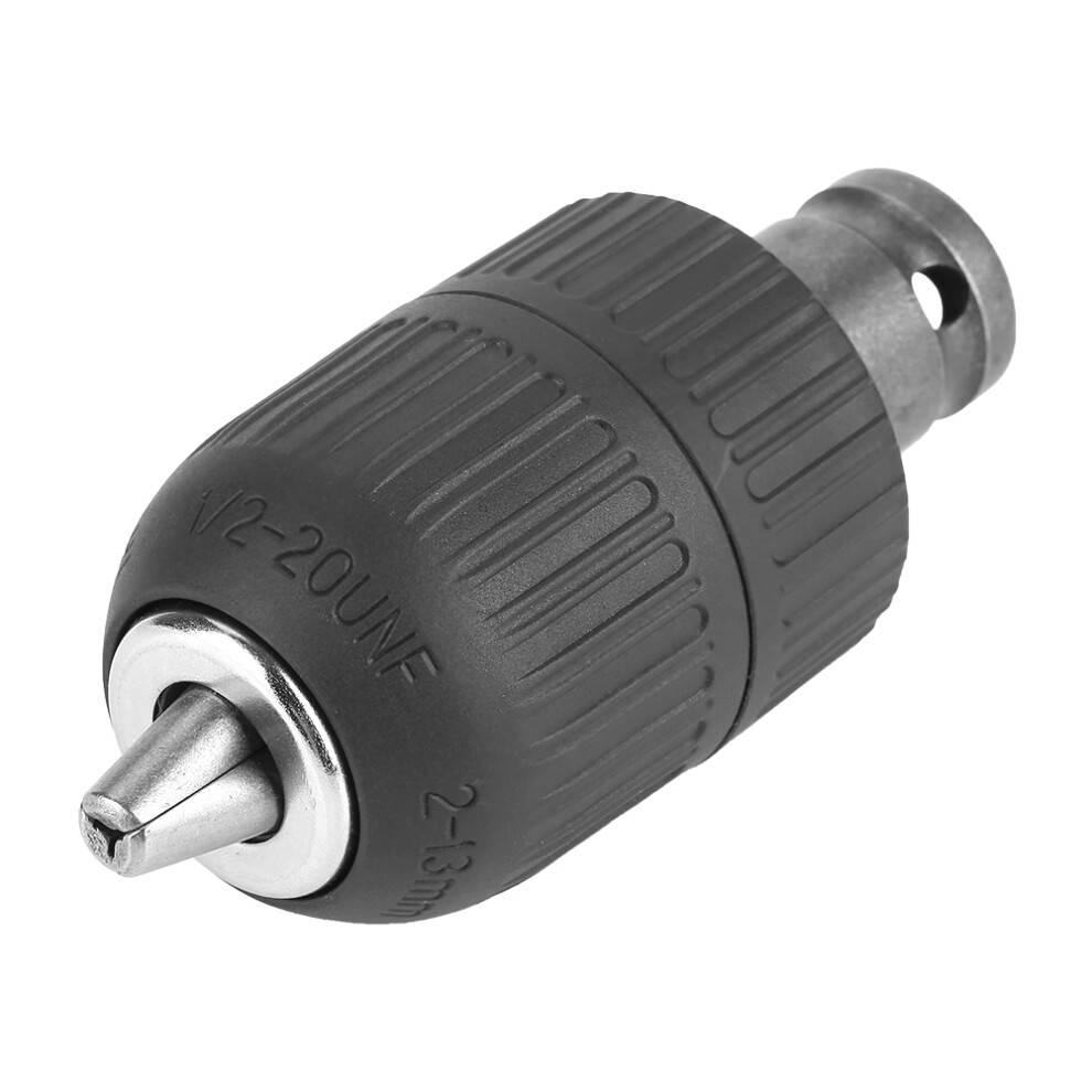 2-13Mm Keyless Drill Chuck 1/2"-20Unf With 1/2Â Chuck Adaptor For Impact Wrench Conversion 4611324127296