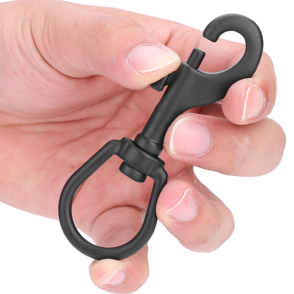 316 Stainless Steel Single Head Hook Swivel Eye Snap Scuba Diving Accessory (100Mm, Black) 7901324127950