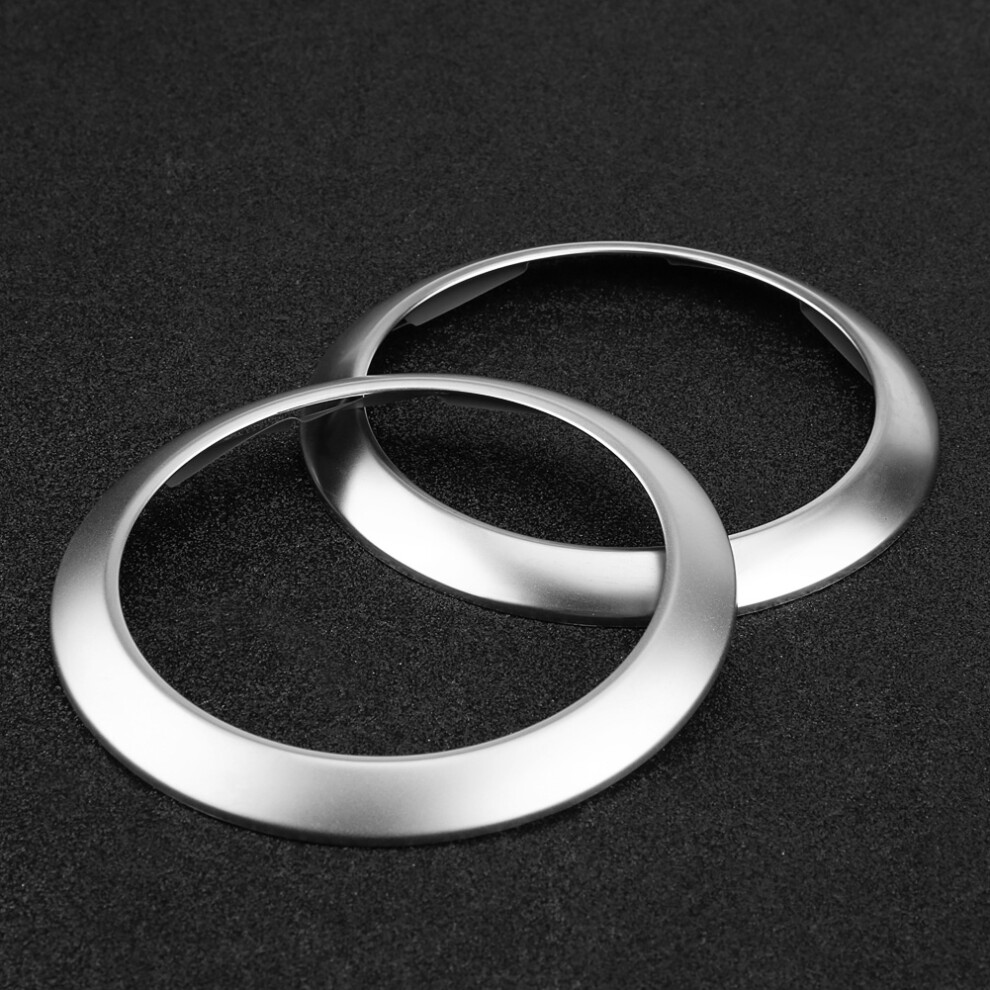 2Pcs Car Side Air Conditioning Vent Ring Frame Cover Trim For Mercedes Benz E Class W213 16-18 6941324128428