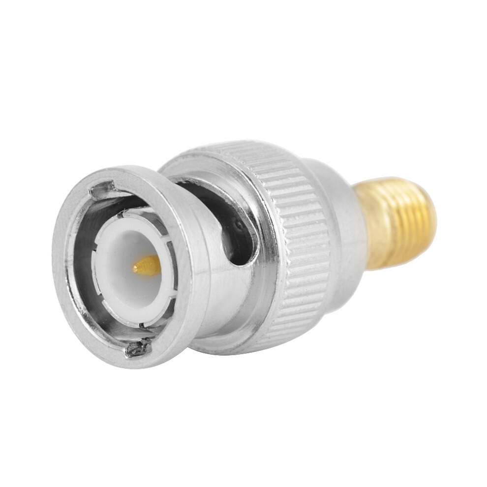 2Pcs Bnc Male To Sma Female Type Rf Connector Coaxial Adapter Test Converter 7691324130233