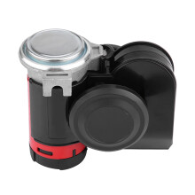 12V 139DB Loud Electronic Snail Ultra Compact Dual Air Horn for Motorcycle Yacht Boat
