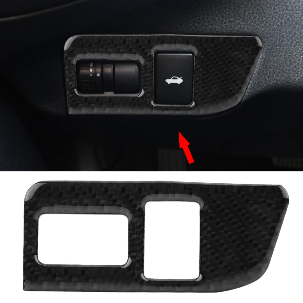 Carbon Fiber Rear Trunk Switch Control Button Trim Stickers For Toyota 86 Subaru Brz 13-18 8771324132501