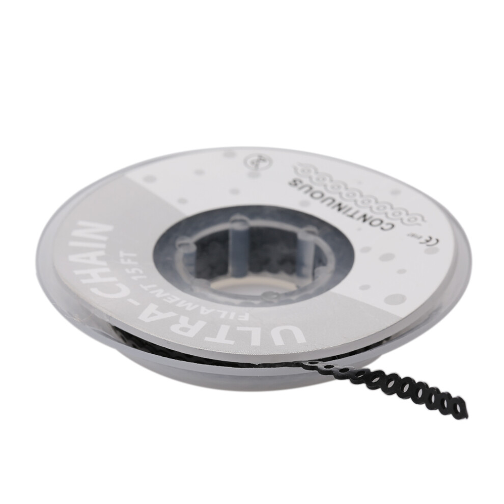 Dental Rubber Spool High Strength Dental Orthodontics Materials Elastic Ultra Power Chains Transparent Continuous Size