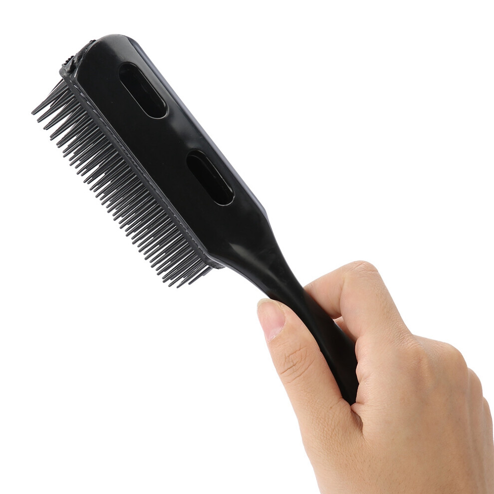 Unisex Hairstyle Comb Hairdressing Comb Nine Row Curly Hairstyle Massager Anti Static Salon Hairbrush