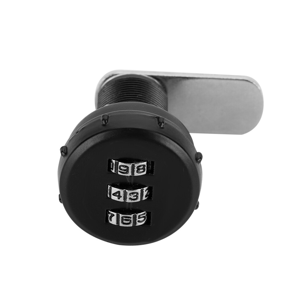 3 Digit Code Combination Cam Cabinet Zinc Alloy Password Security Coded Lock L 24 5051324136024