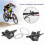 1 Pair Triple Speed Bicycle Gear Shift Derailleur Left/Right Shifter (3x8Speed) 9