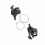 1 Pair Triple Speed Bicycle Gear Shift Derailleur Left/Right Shifter (3x8Speed) 16