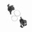 1 Pair Triple Speed Bicycle Gear Shift Derailleur Left/Right Shifter (3x9Speed) 15