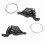 1 Pair Triple Speed Bicycle Gear Shift Derailleur Left/Right Shifter (3x9Speed) 12