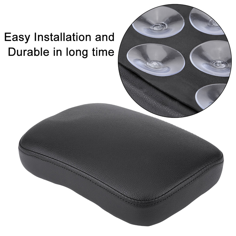 Motorcycle Suction Cup Rear Pillion Passenger Pad Seat For Bobber Chopper (#6) 9391324137796