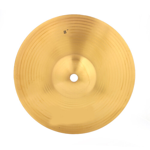 IRIN Durable Brass 8in Cymbal Musical Instrument Accessory for Drum Set 1