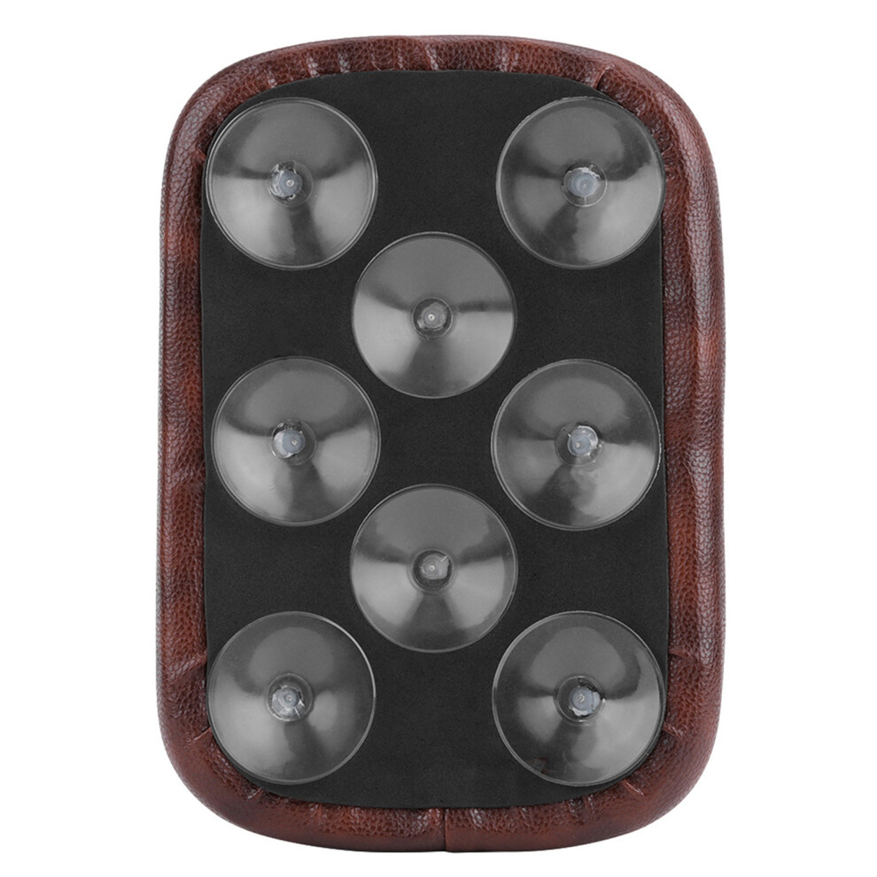 Motorcycle 8 Suction Cup Rear Pillion Passenger Seat For Bobber Chopper Brown 9381324137803