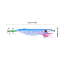5 Stück Leuchtende Fisch- und Tintenfischjigs Köder Harte Angelköder Garnelenhaken