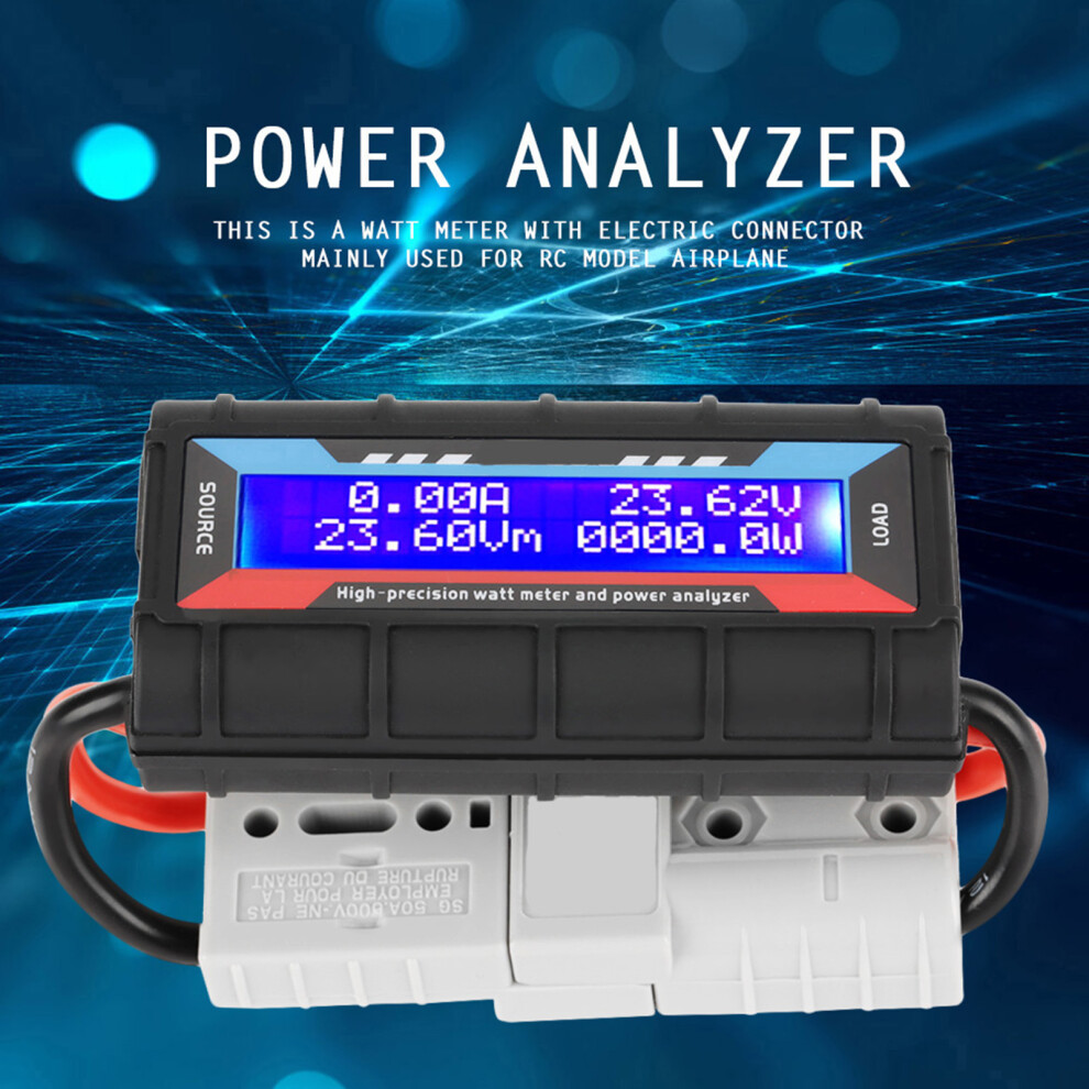 8V~60V High Precision Watt Meter Voltage Amp Meter Power Analyzer For Model Airplane (150A) 9421324139725