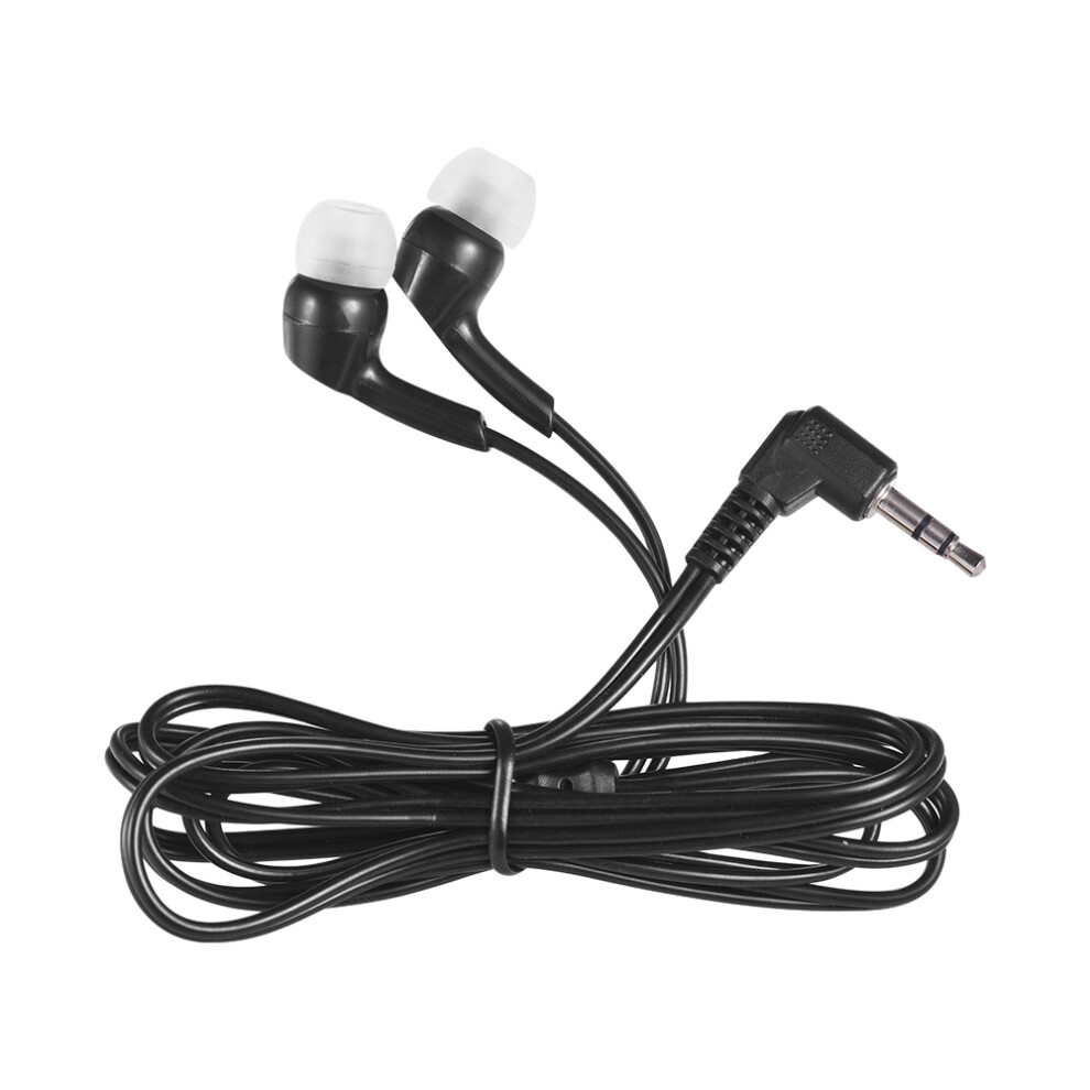 In-Ear Headphones Wired Earphones Earbuds 3.5Mm Plug For Smartphone Pc Laptop Tablet Black 7891324139179