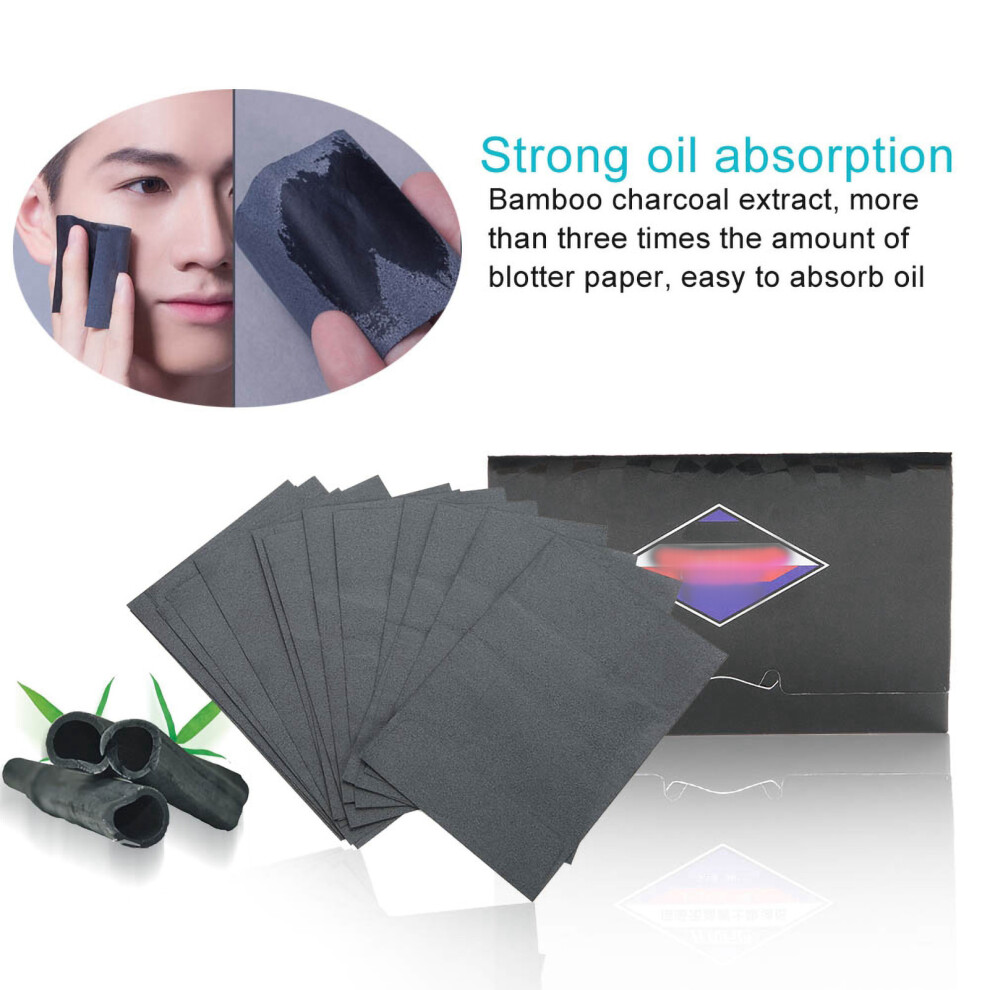 80Pcs/pack Men Blotter Face Oil Control Absorbing Paper Blotting Tissues