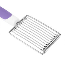 Stainless Steel Luncheon Meat Cutter Ham Fruit Tomato Kitchen Soft Food Cutting Tool (Purple)