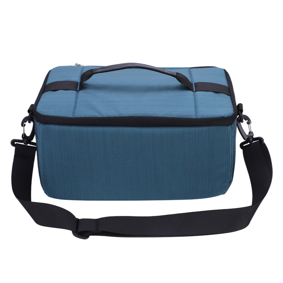 Fordable Protective Insert Partition Handle Camera Lens Bag Case Pouch (Blue) Blue 6901324146396