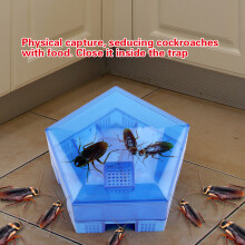 NOn toxic Reusable Cockroach Trap Box Effective Killer Home Kitchen Bug Catcher House