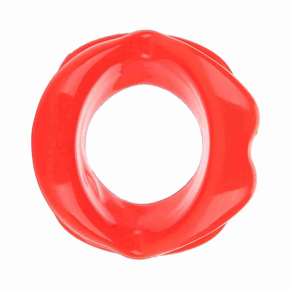 Red Silicone Face Lifting Lip Exerciser Mouth Muscle Tightener Tightening Anti Wrinkle Tool