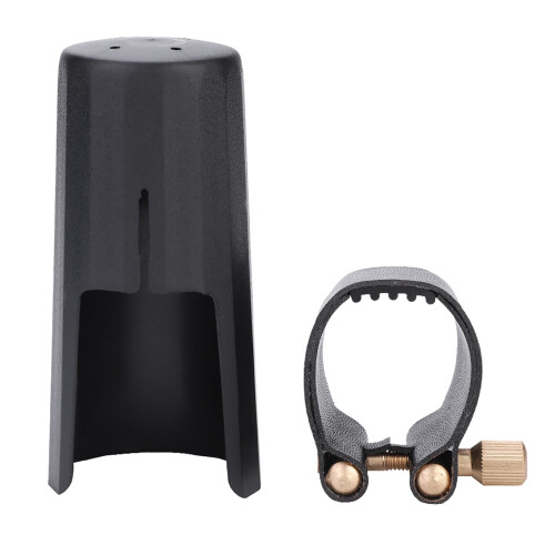 PU Ligature Fastener with Plastic Cap for Clarinet Bakelite Mouthpiece Durable 1