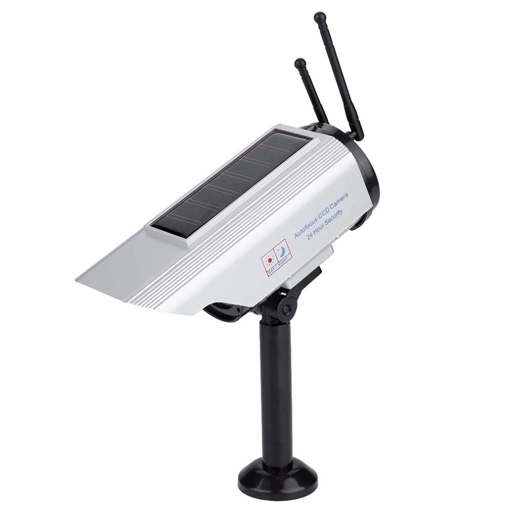 Solar Power Fake/Dummy Adjustable Camera For Security Surveillance Indoor Outdoor Use 7891324151287