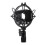 Universaler Mikrofon-Schockhalter für Kondensatormikrofone, Schwarz 3