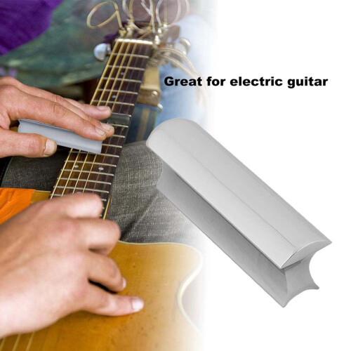 Electric Guitar Stainless Steel Slide Bar Guitars String Slides Silver 2