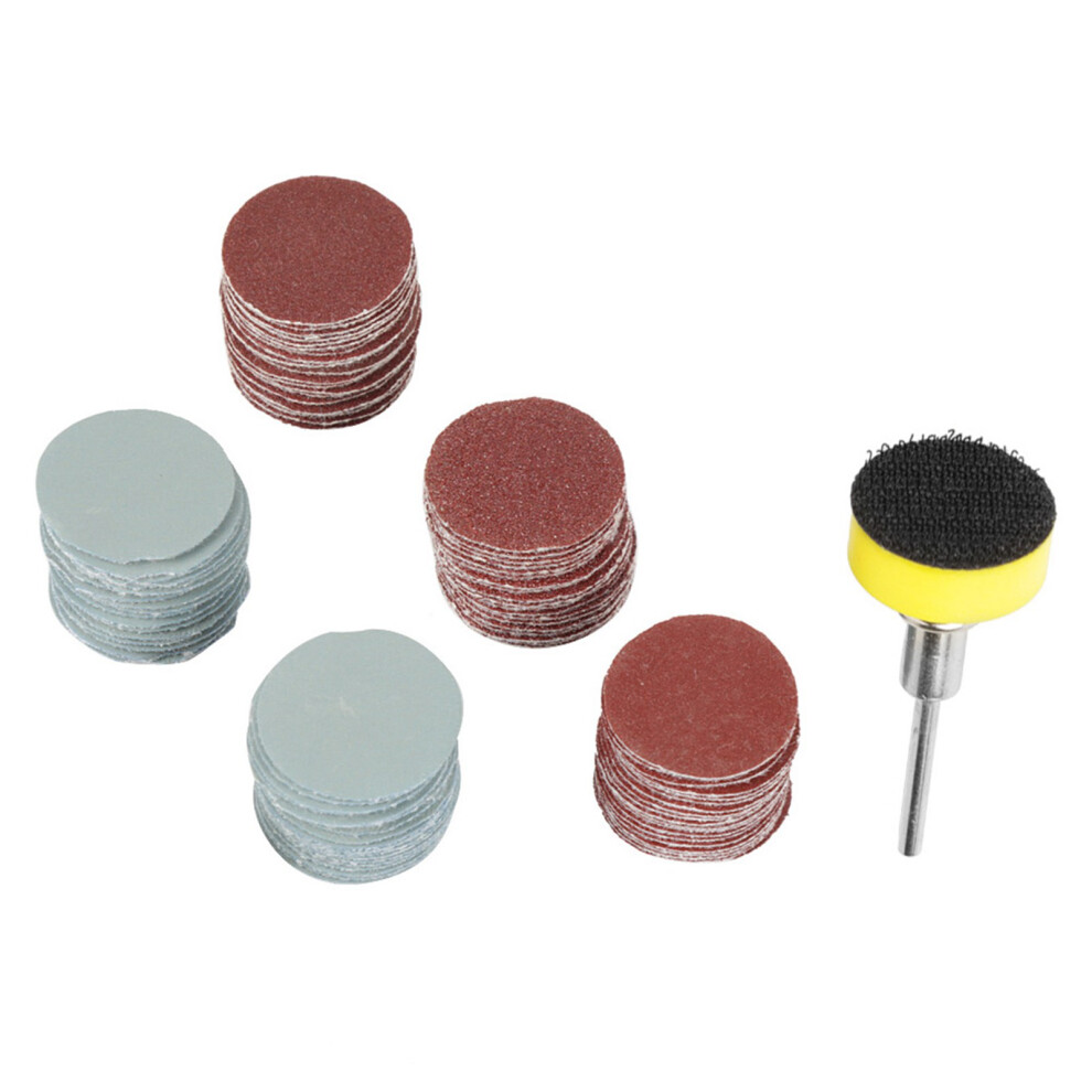 100Pcs 25Mm Mix Grit Sander Disc Sanding Polishing Paper Pads Abrasive Sandpaper Set 4981324154173