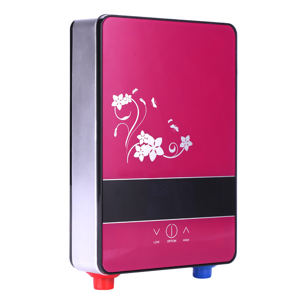 220V 6500W Tankless Instant Electric Hot Water Heater for Home Bathroom Shower