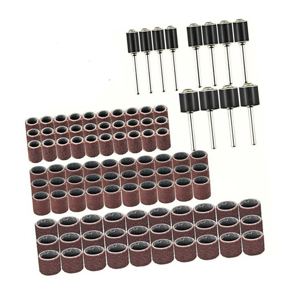 102 Pcs Sanding Band Sand Drum Rotary Abrasive Sanding Ring Grinding Polishing Tool 4291324155149