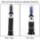 Seawater Salinity Meter Aquarium Optics Refractometer Temperature ATC Digital 0 - 10% 6