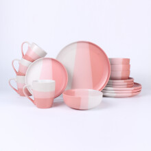 (ROYALFORD 16 Piece Stoneware Dinnerware Set | Microwave, Dishwasher & Freezer Safe Durable Crockery Set |Dinner & Desser) ROYALFORD 16 Piece Stoneware Dinnerware Set | Microwave, Dishwasher & Freezer Safe Durable Crockery Set |Dinner & Dessert Plate