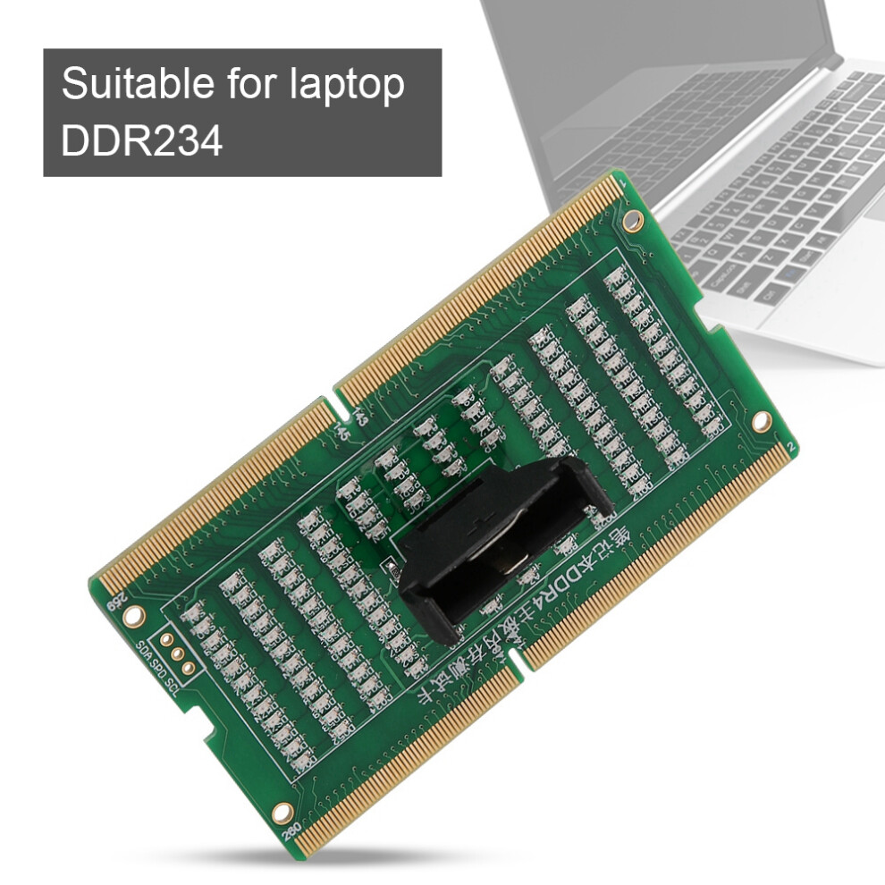 So-Dimm Analyzer Diagnostic Tester Post Test Card For Pc Laptop Desktop Ddr234 With Ddr4 Light 3191324155358