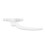 Aluminum Alloy Window Handle for Flat Open External Push Casement Security Lock Hardware Left White 13