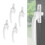Aluminum Alloy Window Handle for Flat Open External Push Casement Security Lock Hardware Left White 14