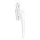 Aluminum Alloy Window Handle for Flat Open External Push Casement Security Lock Hardware Left White 8