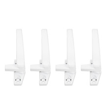 Aluminum Alloy Window Handle for Flat Open External Push Casement Security Lock Hardware Left White