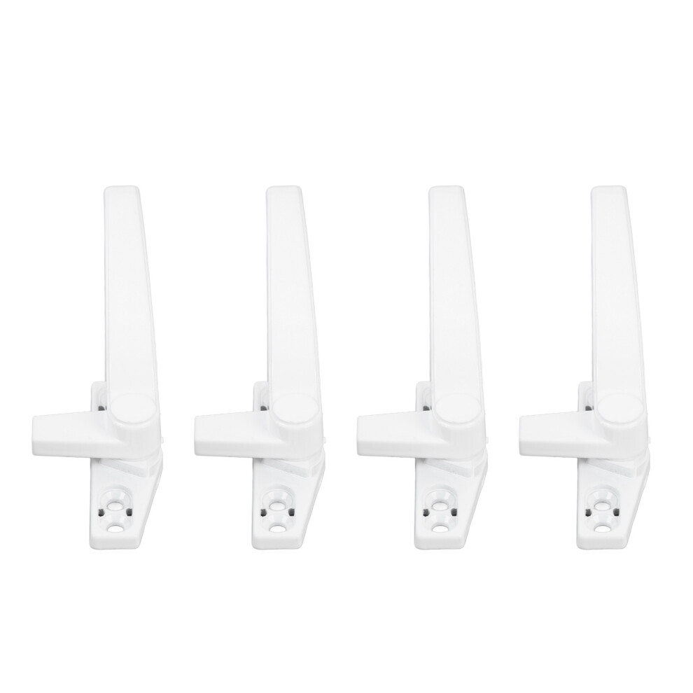 Aluminum Alloy Window Handle For Flat Open External Push Casement Security Lock Hardware Left White 9441324155877
